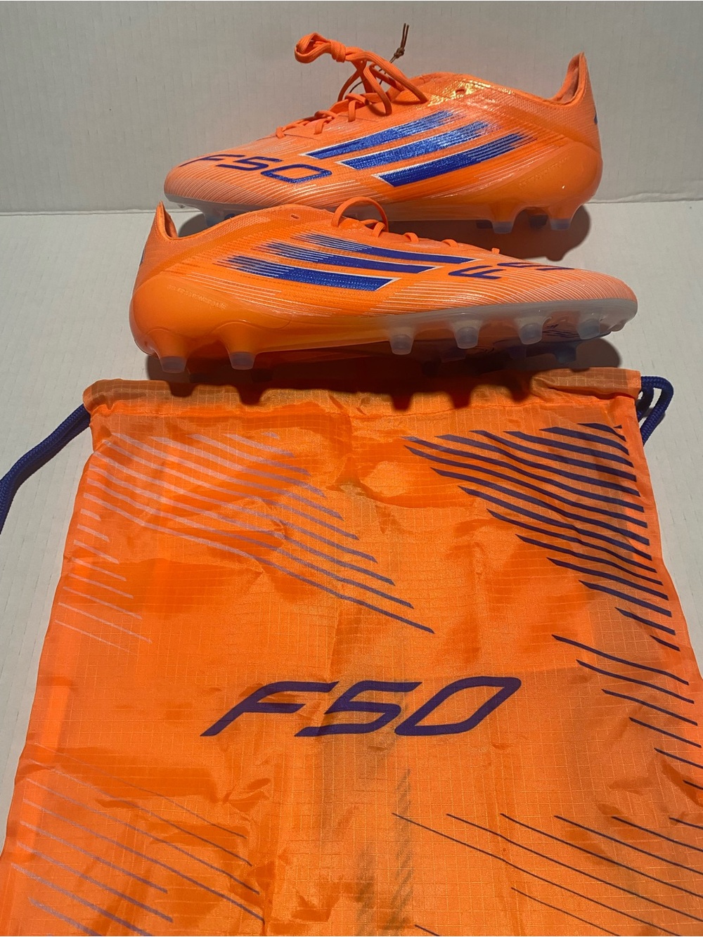 adidas F50 Orange & Blue Soccer Cleats